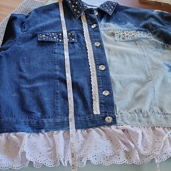 Vintage Denim  Boho Jacket - Picture 4 of 11